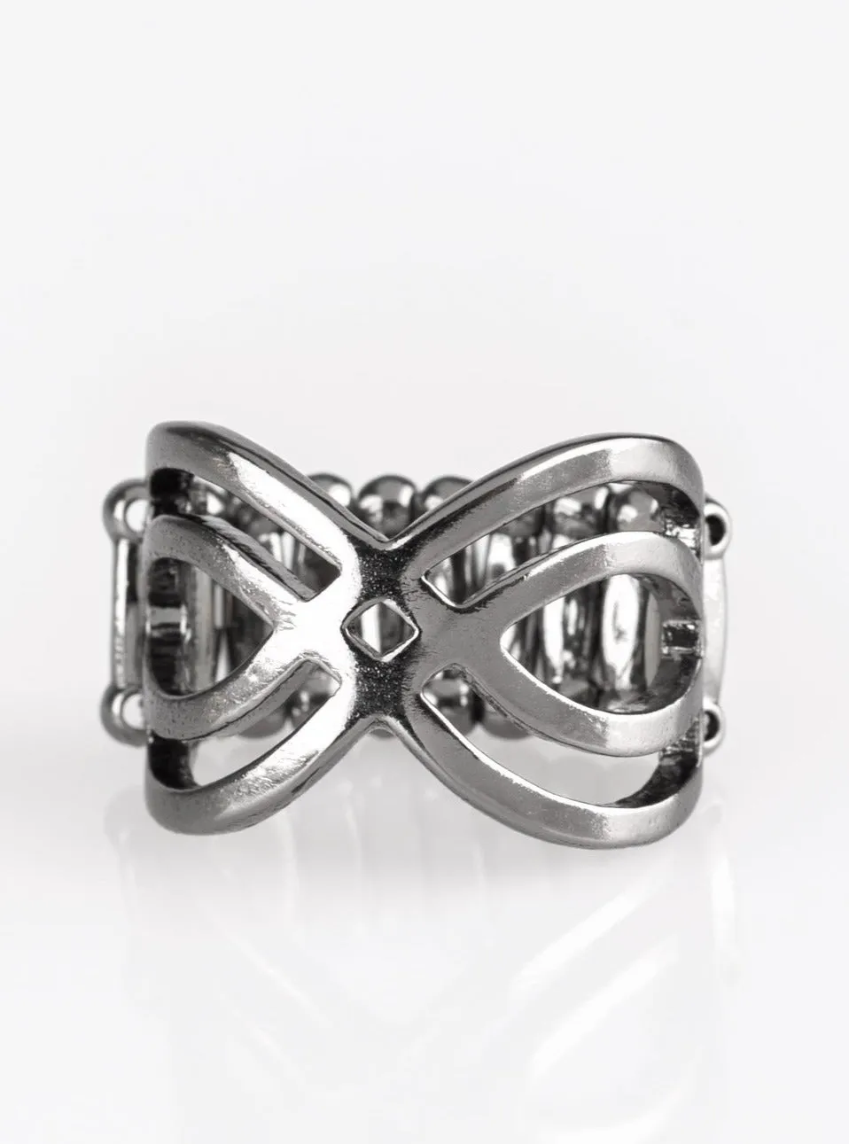 Infinite Fashion Black Ring