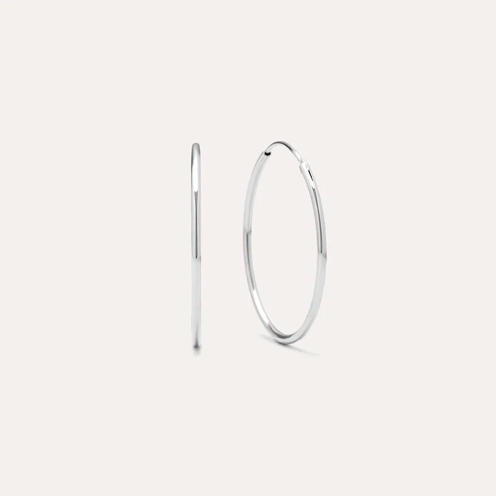 Joop Solid Gold Large Hoop Earrings