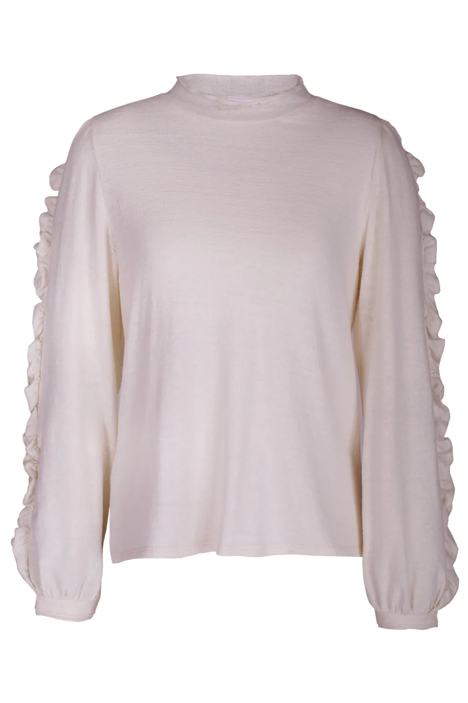 Jump Frill Sleeve Vanilla LS Top