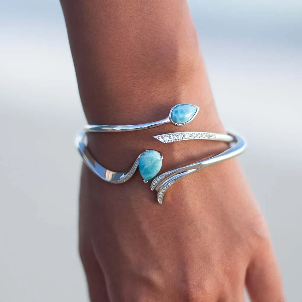 Larimar Glamour Bangle