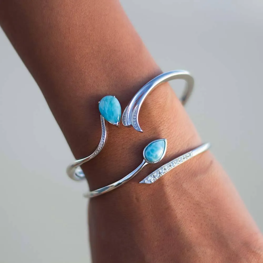 Larimar Glamour Bangle