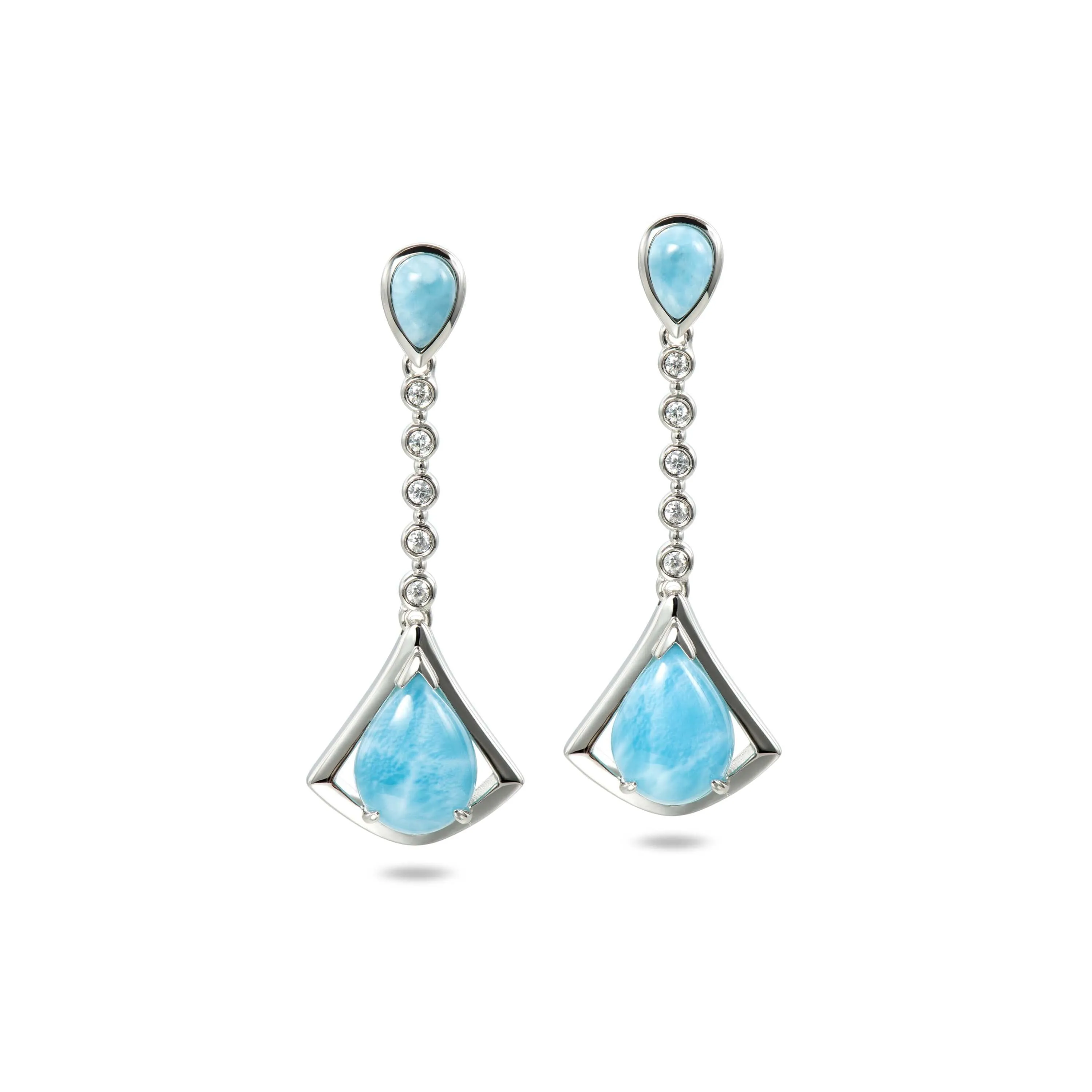 Larimar Passion Earrings