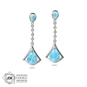 Larimar Passion Earrings