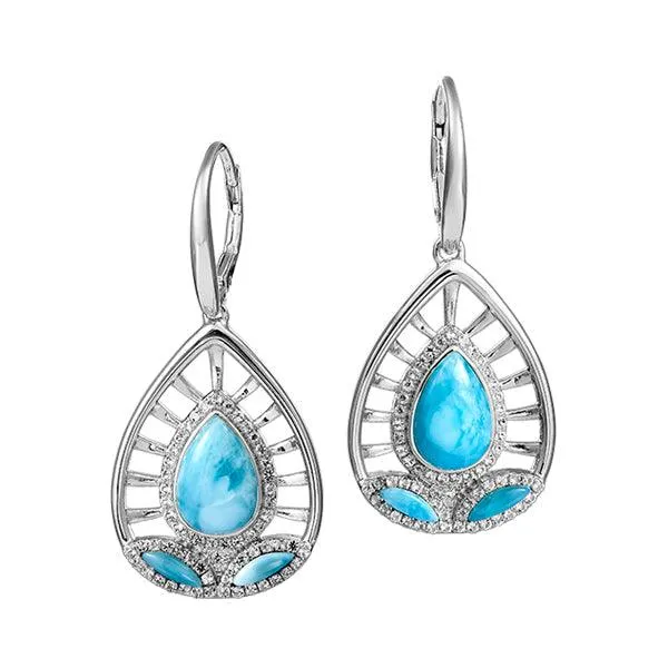 Larimar Shrine Earrings