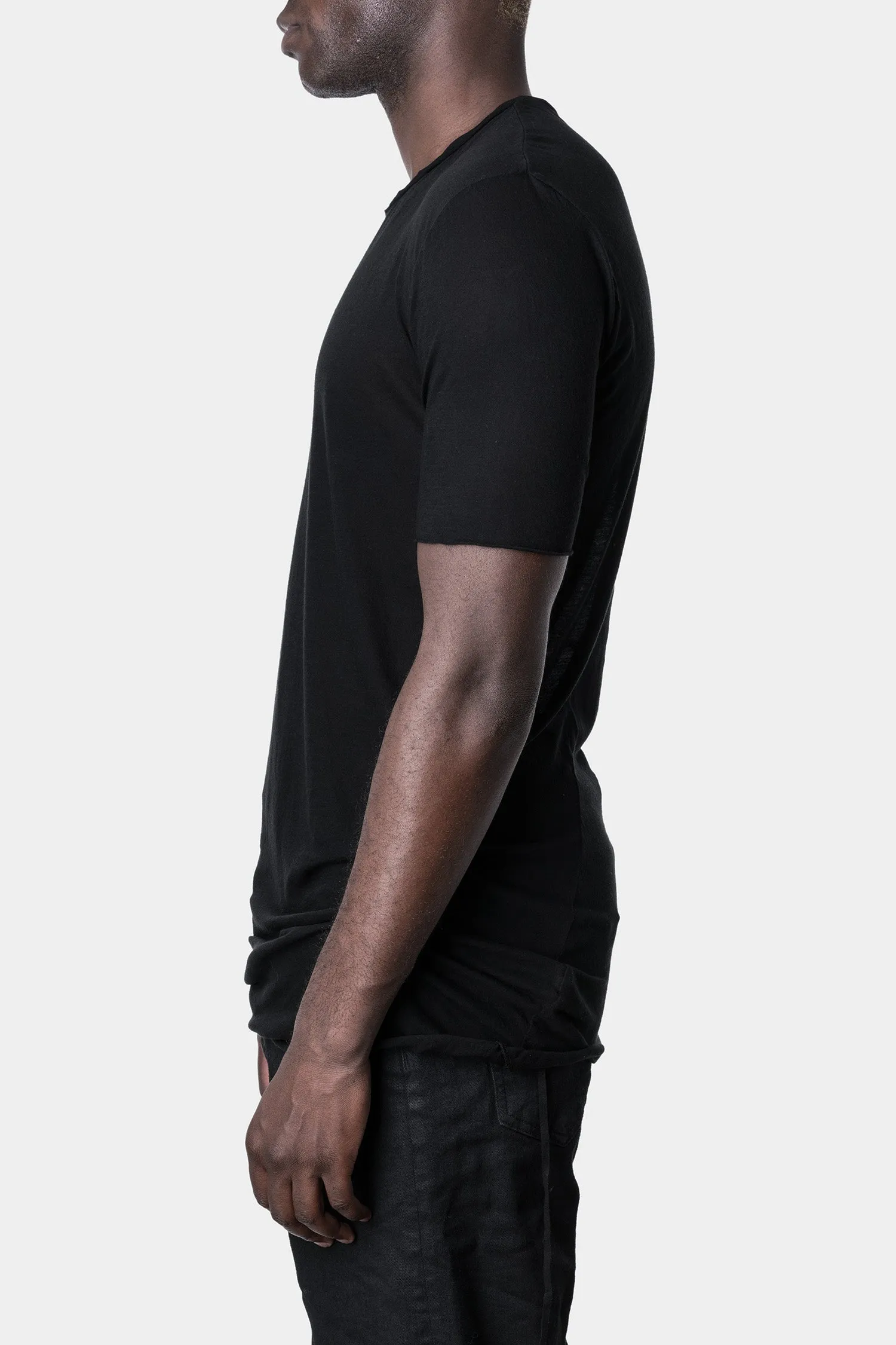 Lightweight cotton T-Shirt, Black