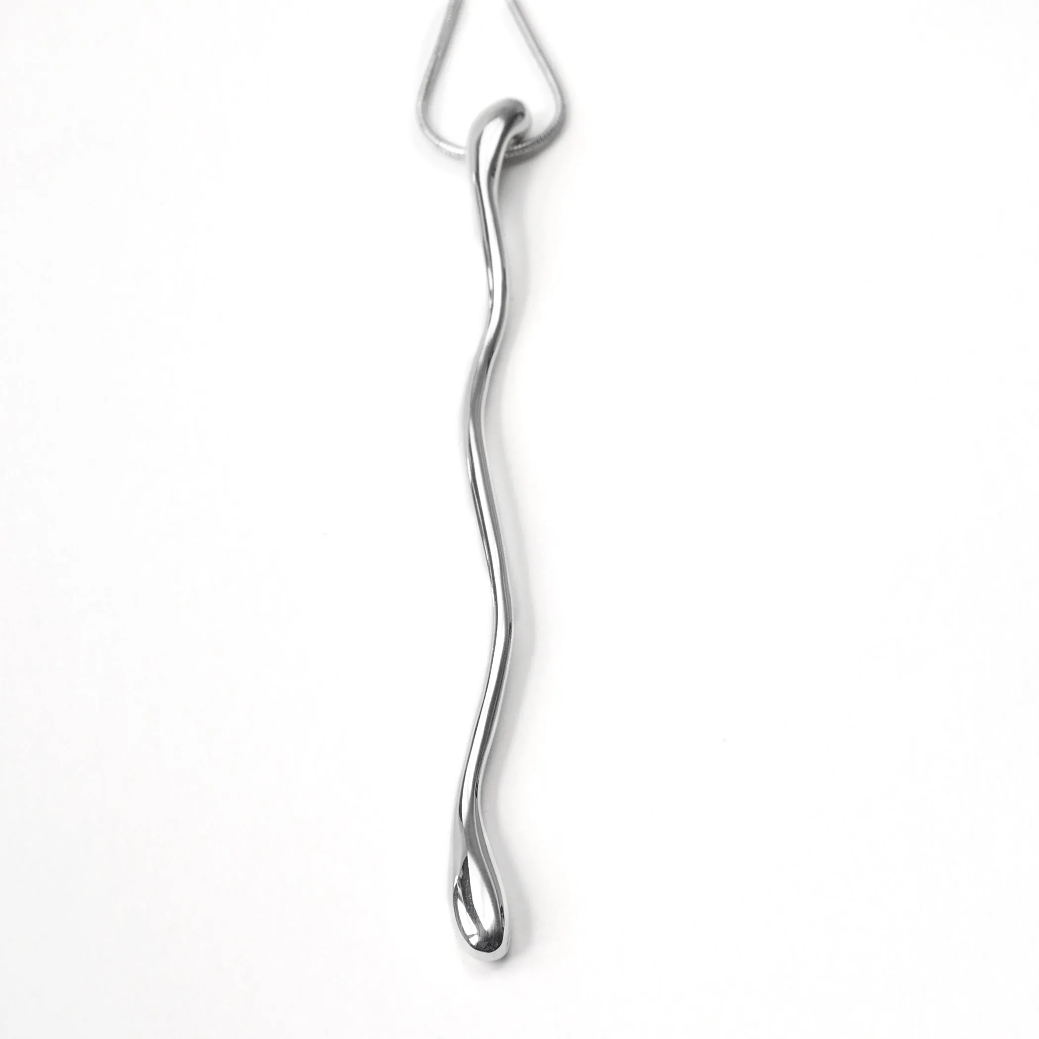 Long Linear Raindrop Pendant