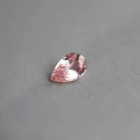 Loose 1.05 Ct Pear Peach Sapphire