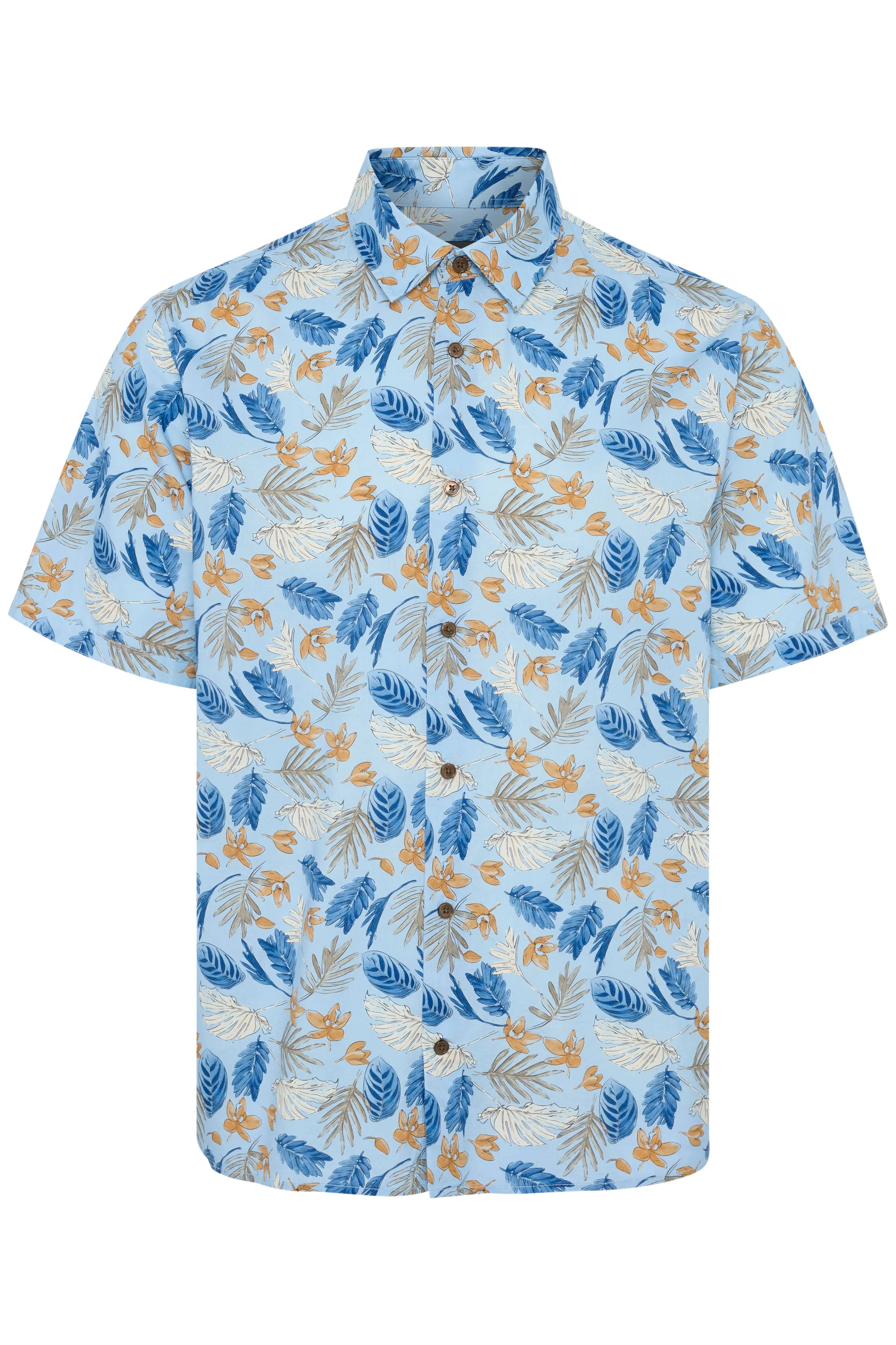 Matinique MAKlampo BB Luxury Print S/S Shirt/Chambray Blue - New HS24