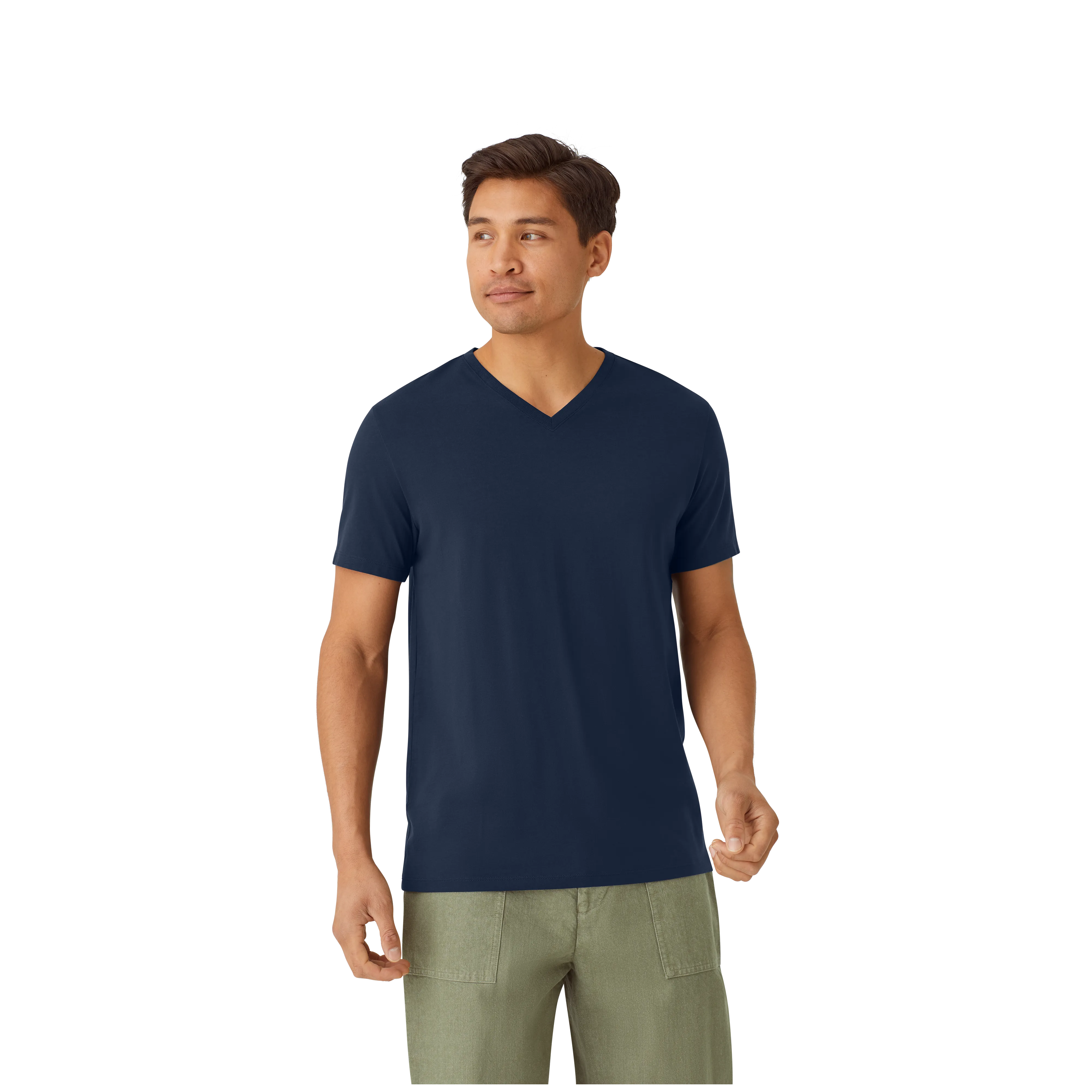 Men's Pima Cotton V-Neck T-Shirt