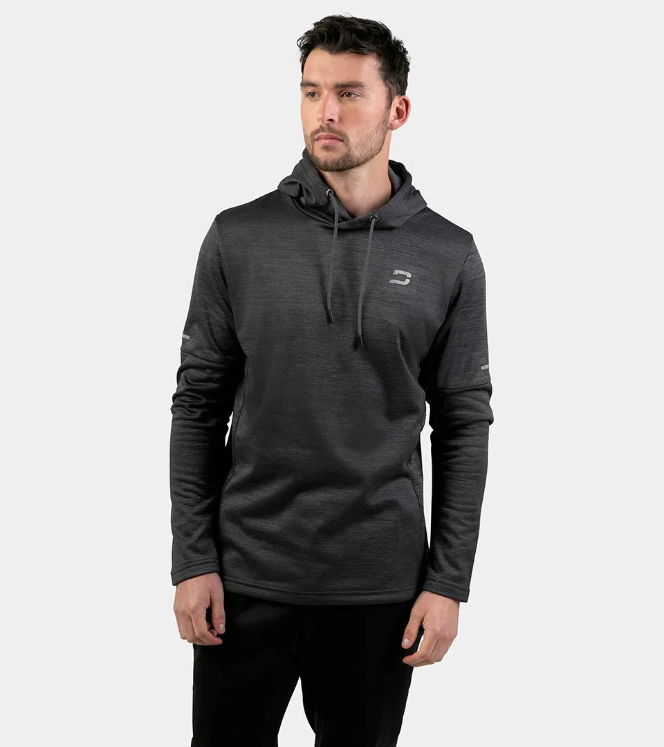 MENS ULTRA FIT HOODIE - BLACK FLEK