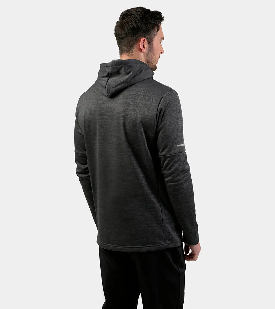 MENS ULTRA FIT HOODIE - BLACK FLEK