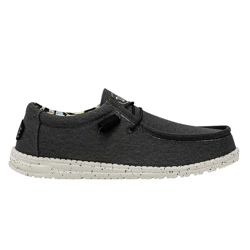 Men's Wally Canvas Stretch in Black