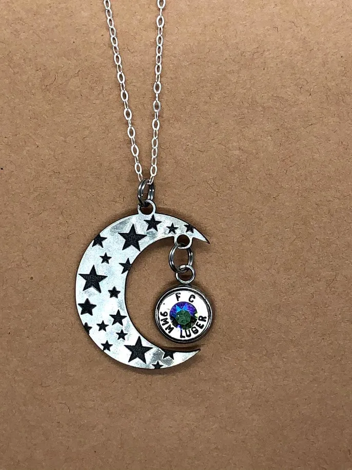 Moon and Stars Necklace