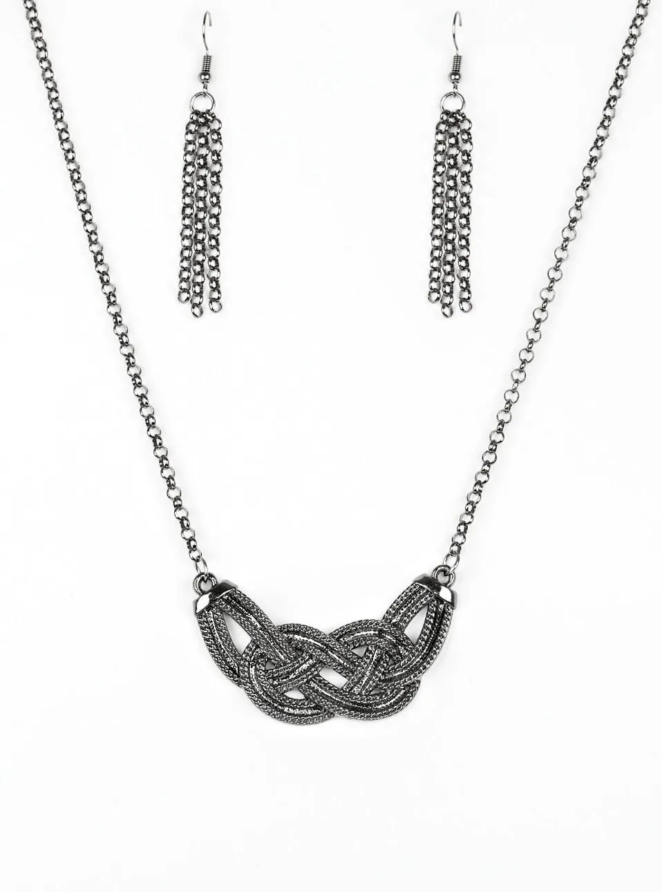 Nautically Naples Black Necklace Set