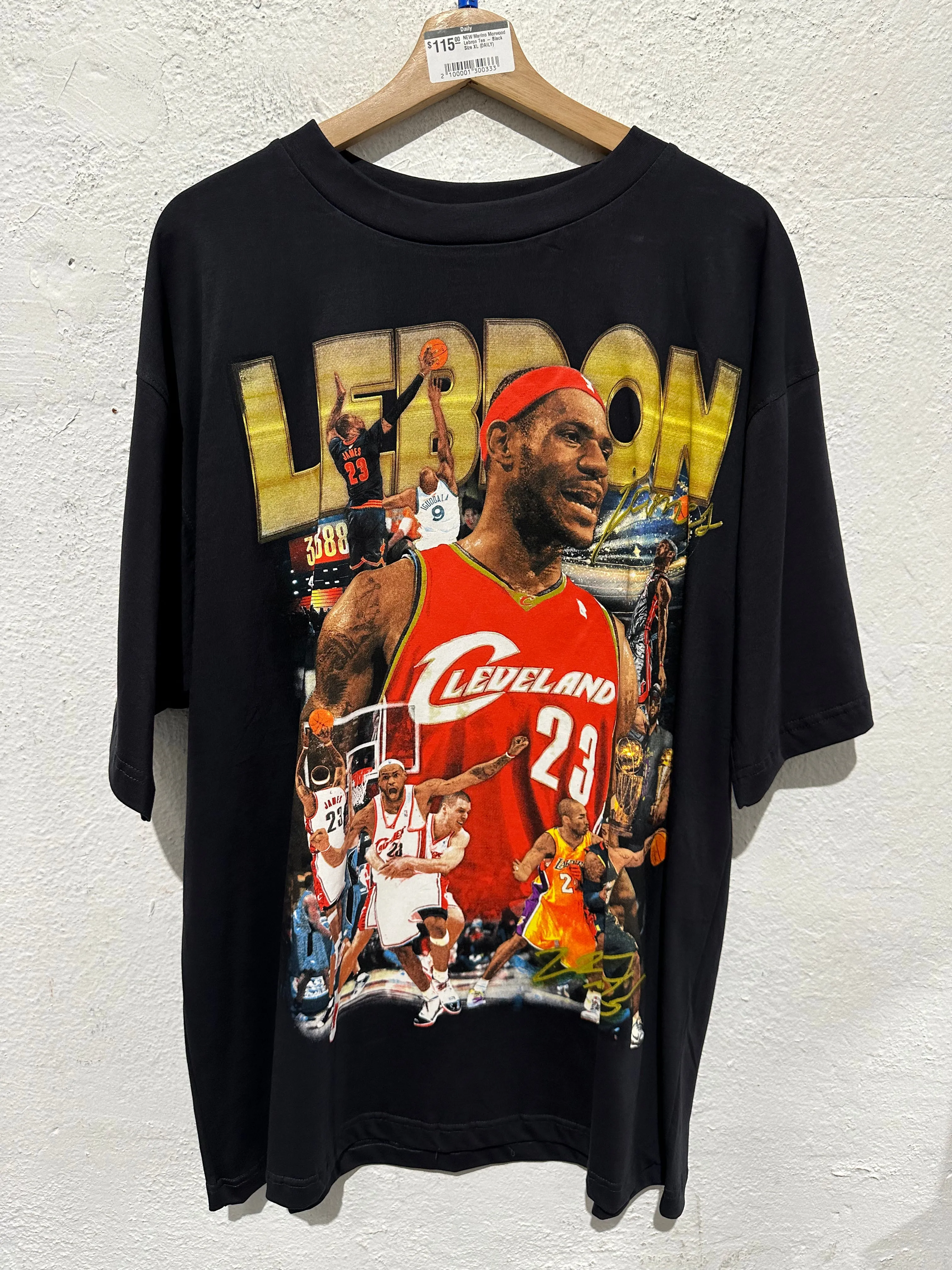 NEW Marino Morwood Lebron James Tee - Black