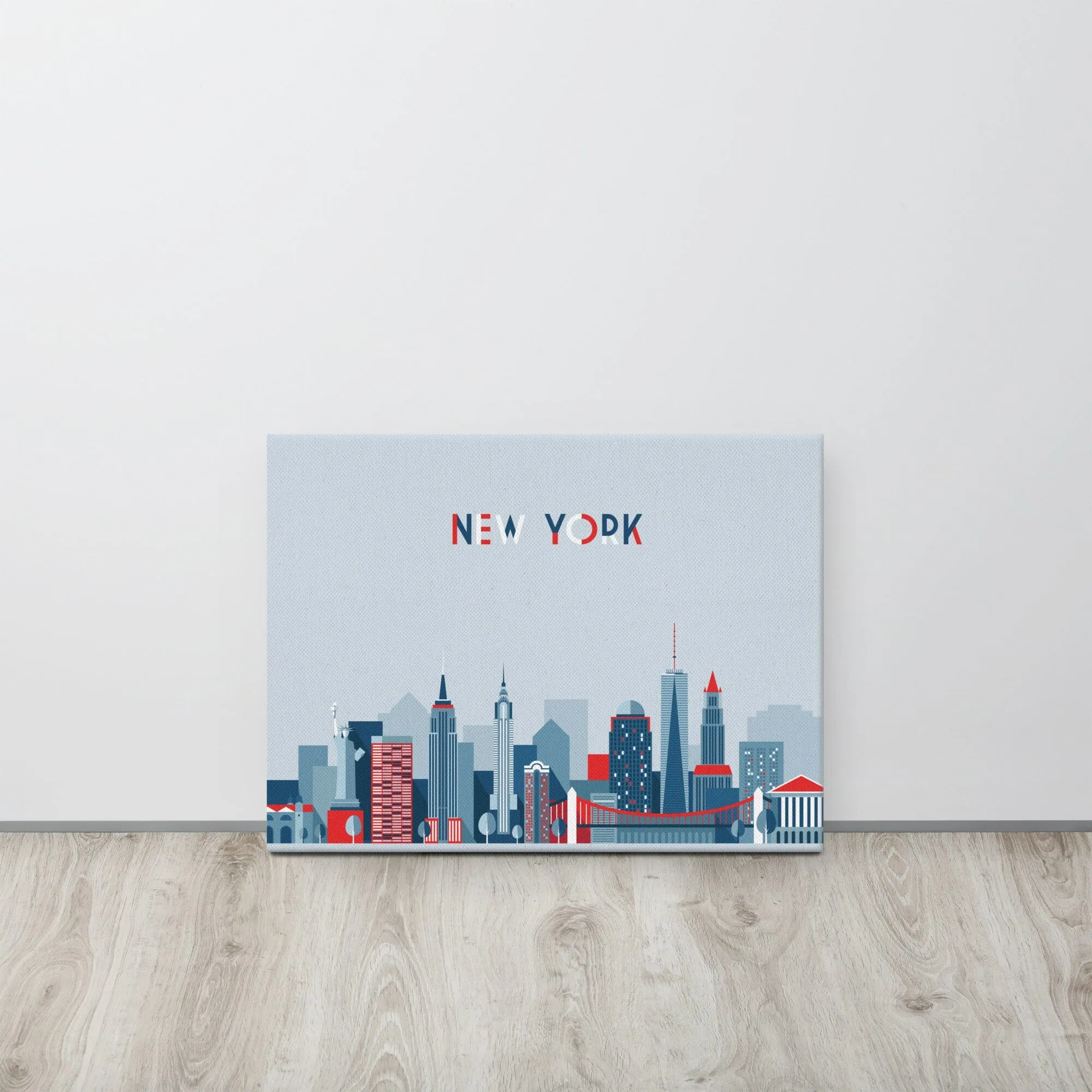 New York Location Cityscape Canvas