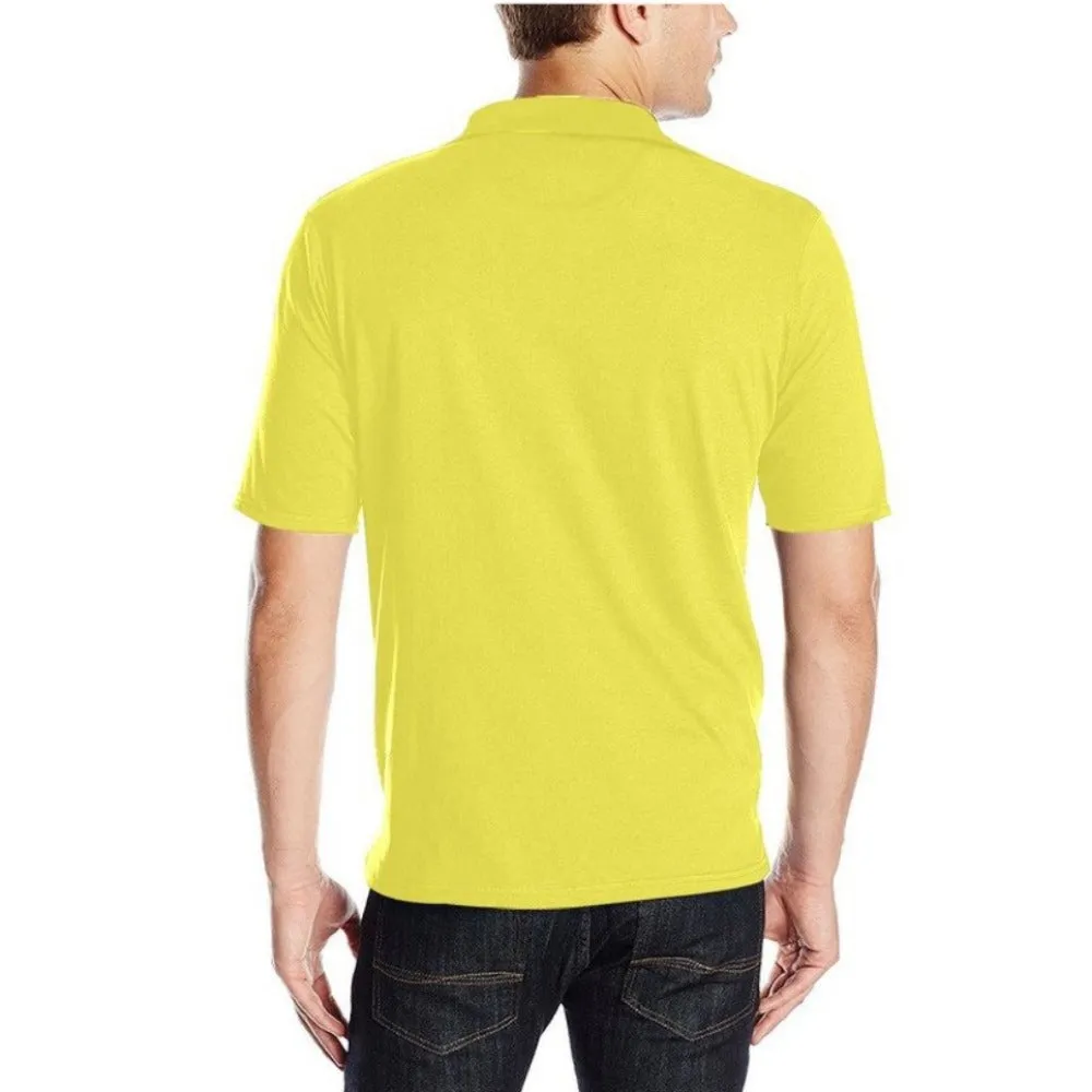 Paisley Spark Hat Yellow Men's Polo Shirt