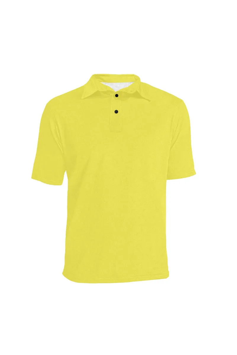 Paisley Spark Hat Yellow Men's Polo Shirt