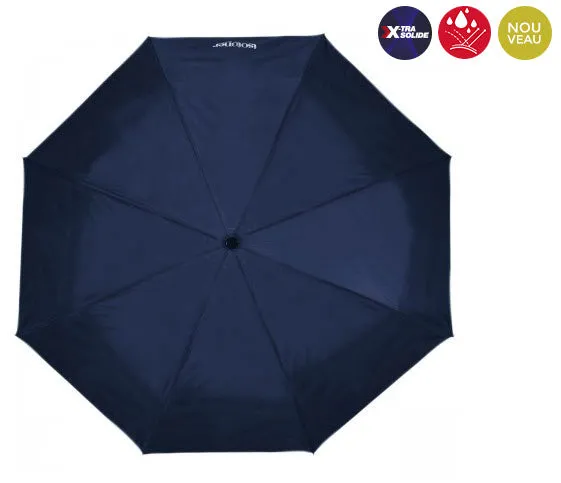 Parapluie pliant X-TRA Solide Isotoner Bleu Marine 09406