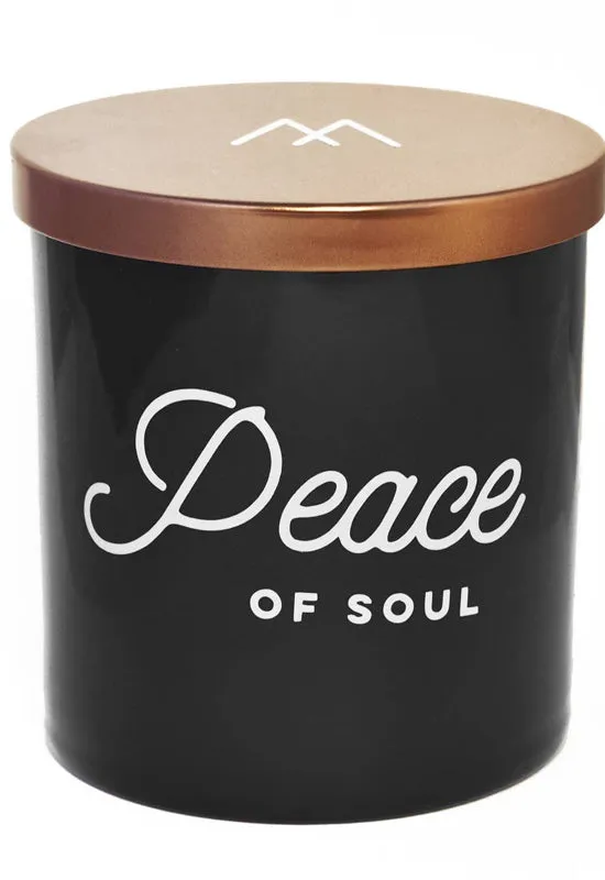 Peace of Soul Soy Candle by Monterra Candles - Black Copper