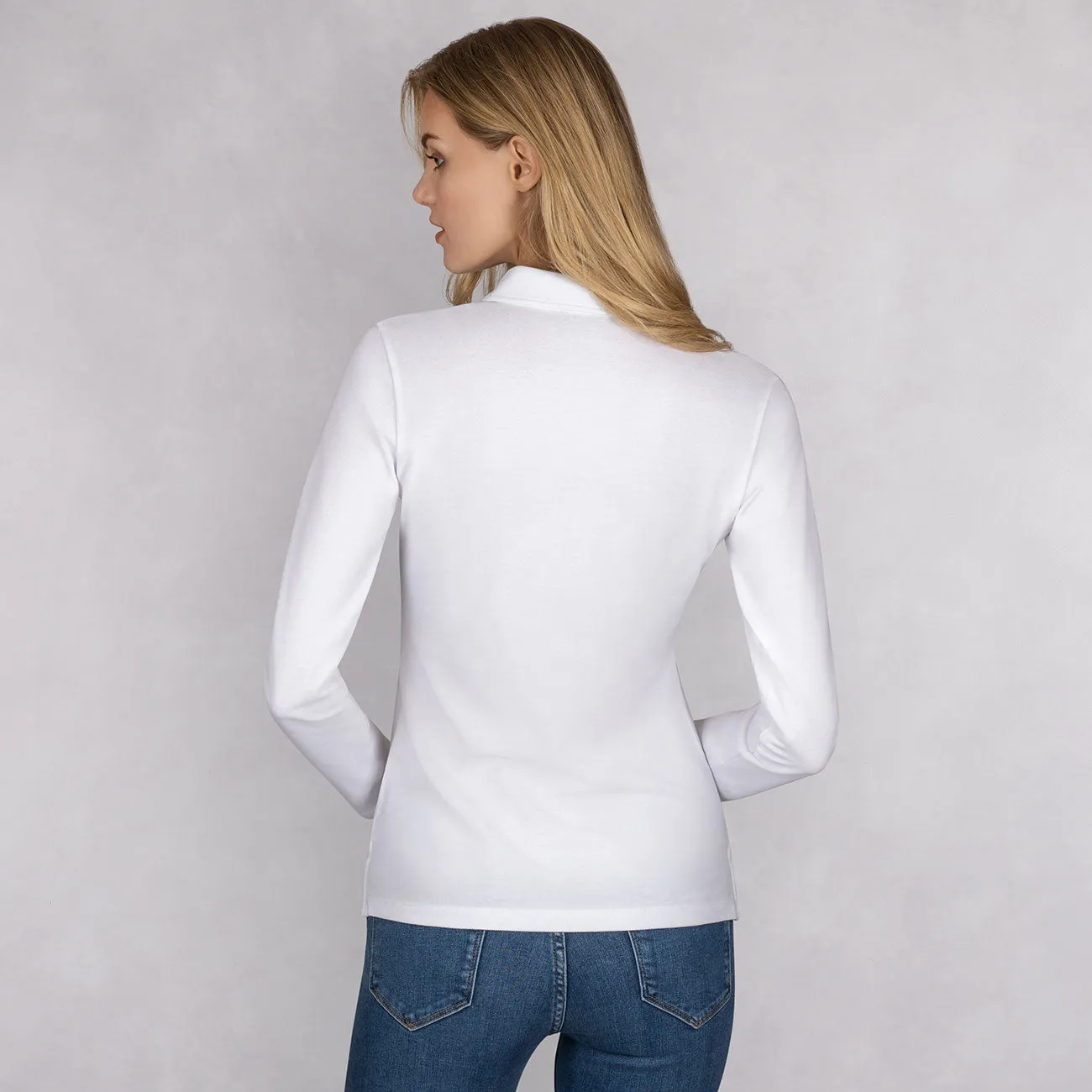 Polo Shirt Organic Cotton Longsleeve Women