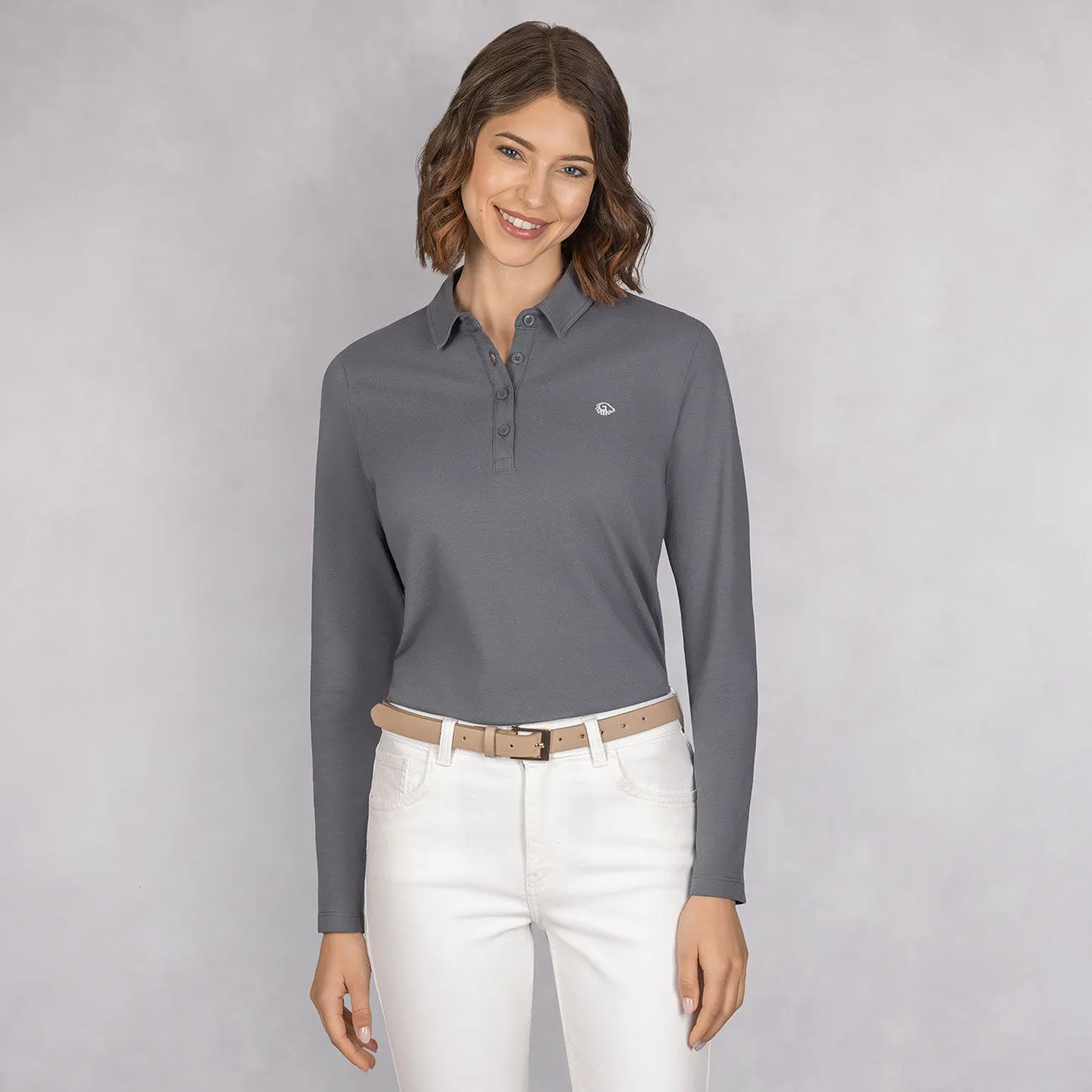 Polo Shirt Organic Cotton Longsleeve Women