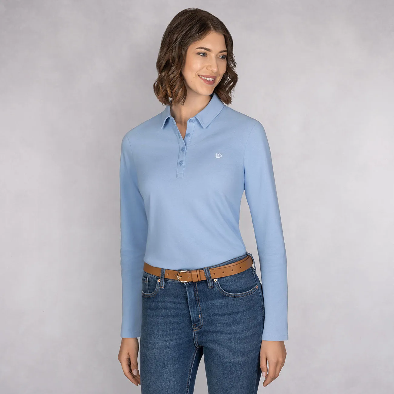 Polo Shirt Organic Cotton Longsleeve Women