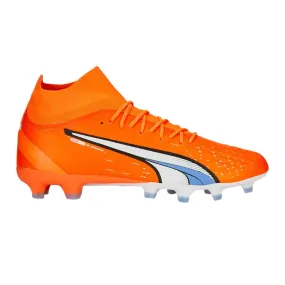 Puma Ultra Pro FG/AG Football Boots (Ultra Orange/White/Blue)