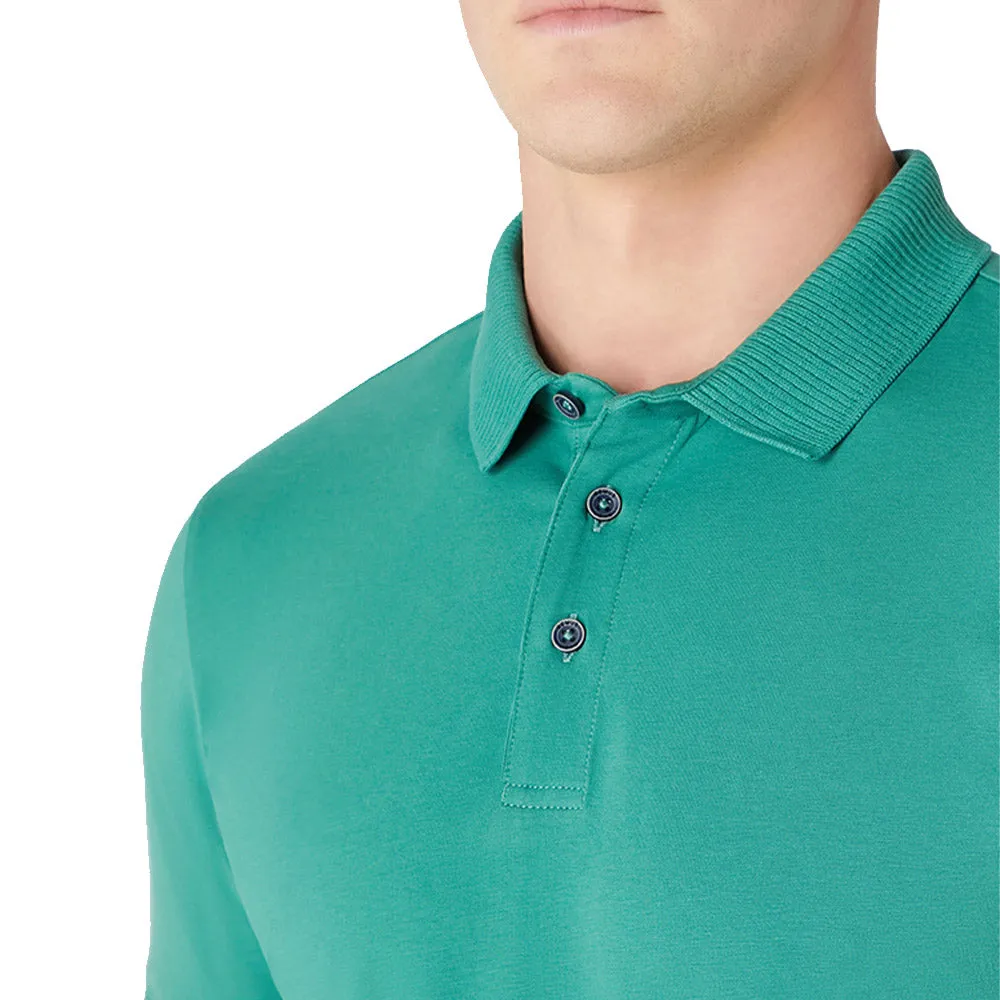 Remus Uomo Cotton Stretch Polo Shirt - Green