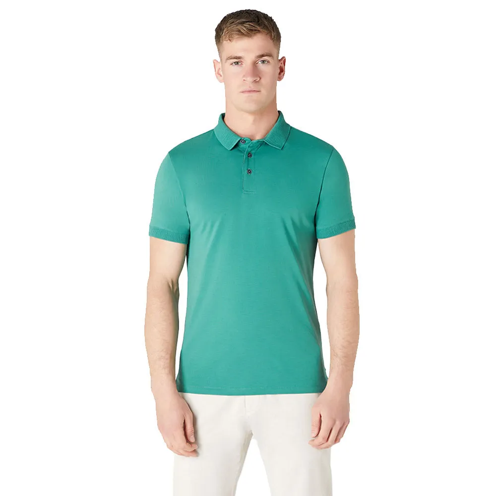 Remus Uomo Cotton Stretch Polo Shirt - Green