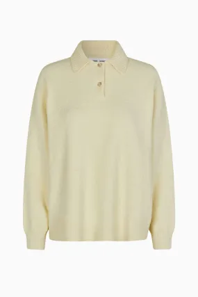 Samse Samse Saagathe Polo Knit - Pear Sorbet