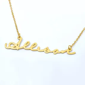 Signature Name Necklace