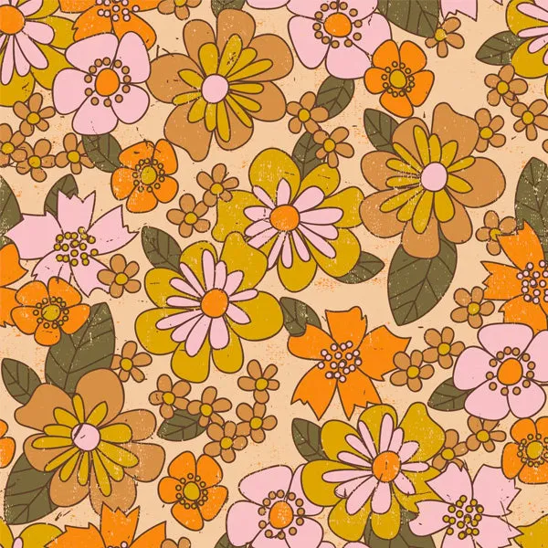 Small/Med Lead - Vintage Floral