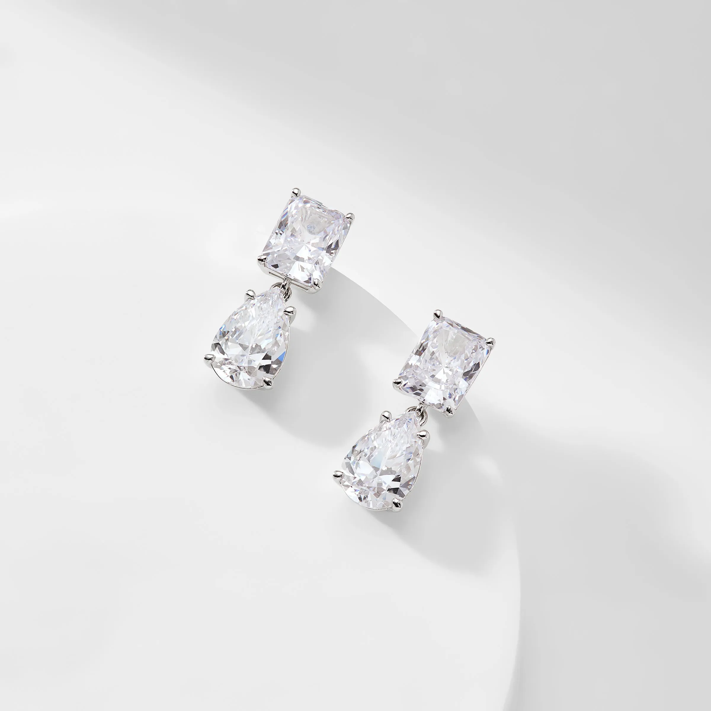 SOLEIL CZ DROP EARRINGS