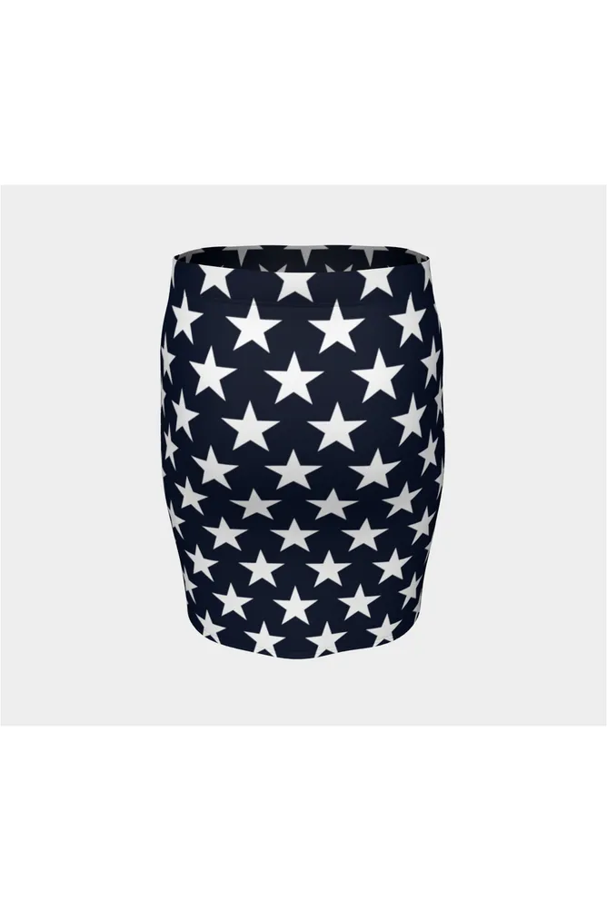 Stars Fitted Skirt