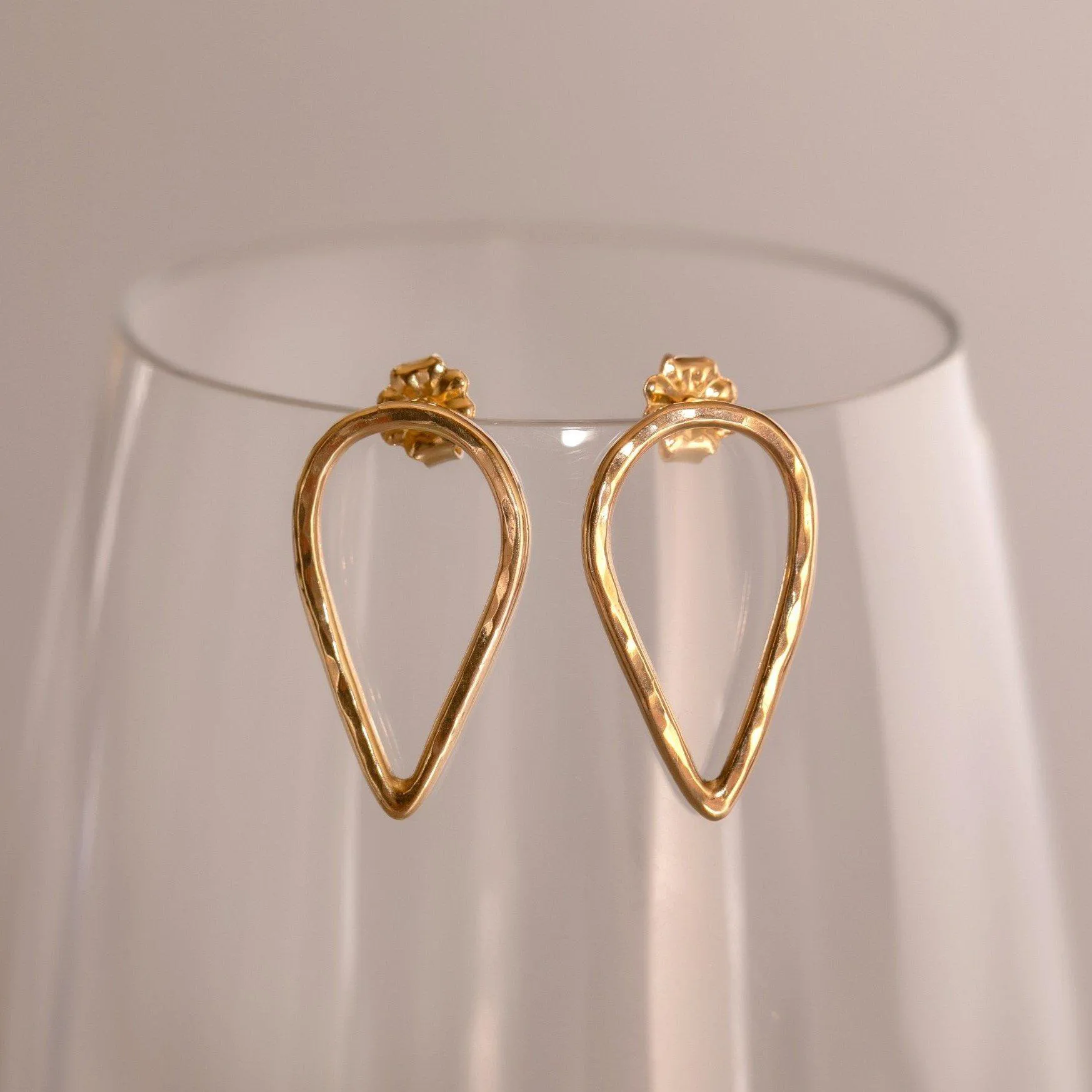 Teardrop Post Earrings