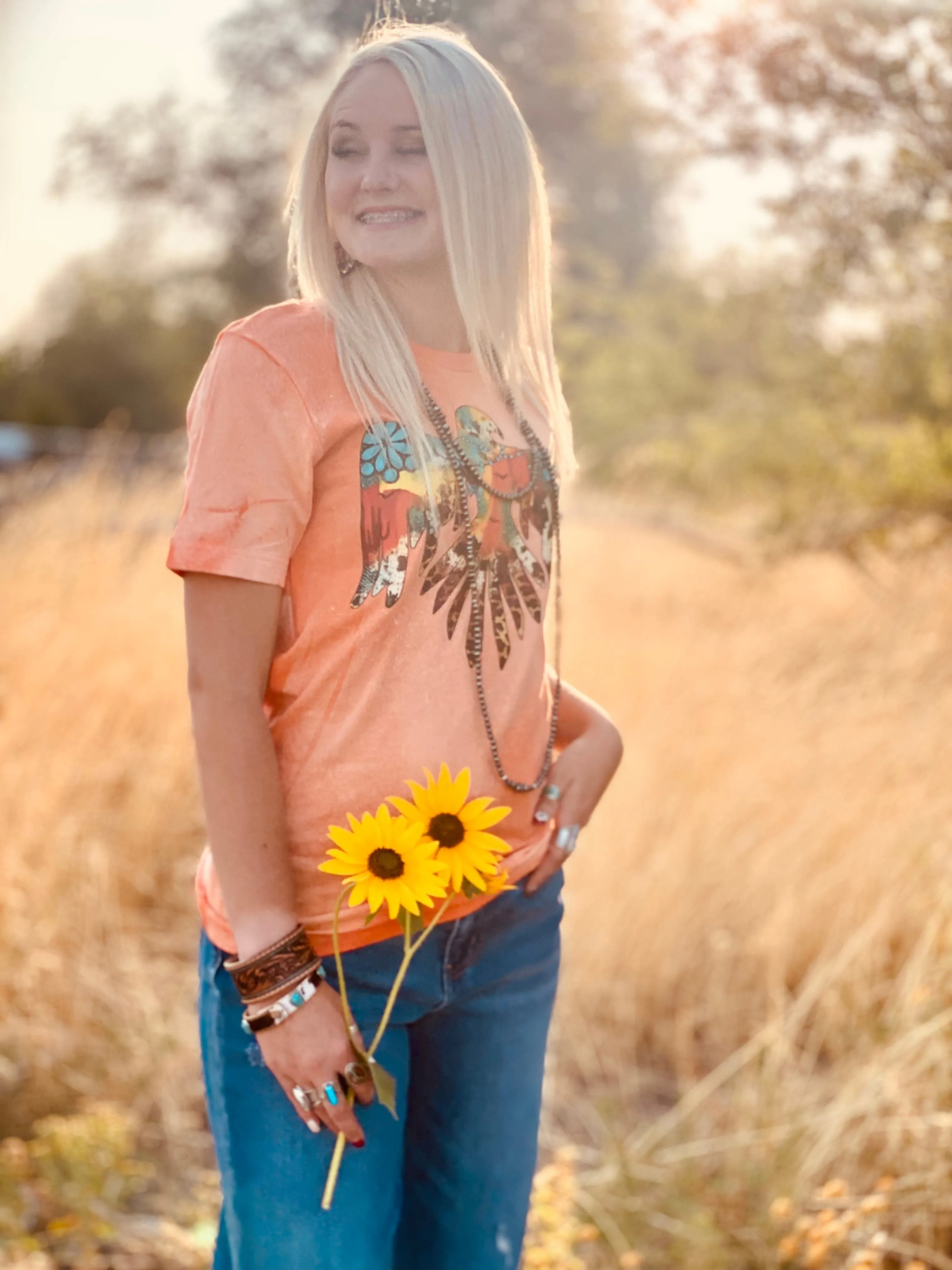 The Bleached Coral Summer Thunderbird Tee