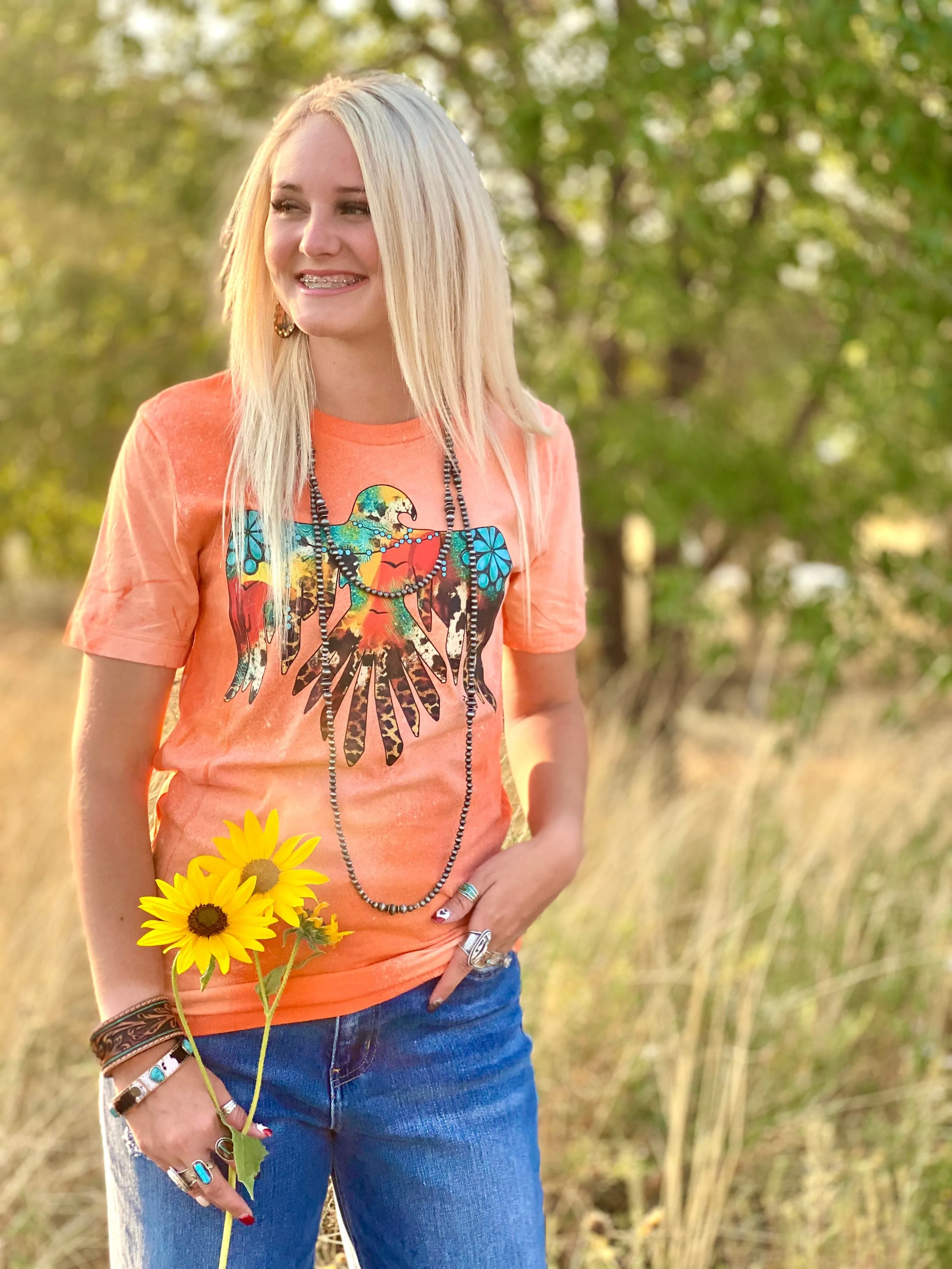 The Bleached Coral Summer Thunderbird Tee