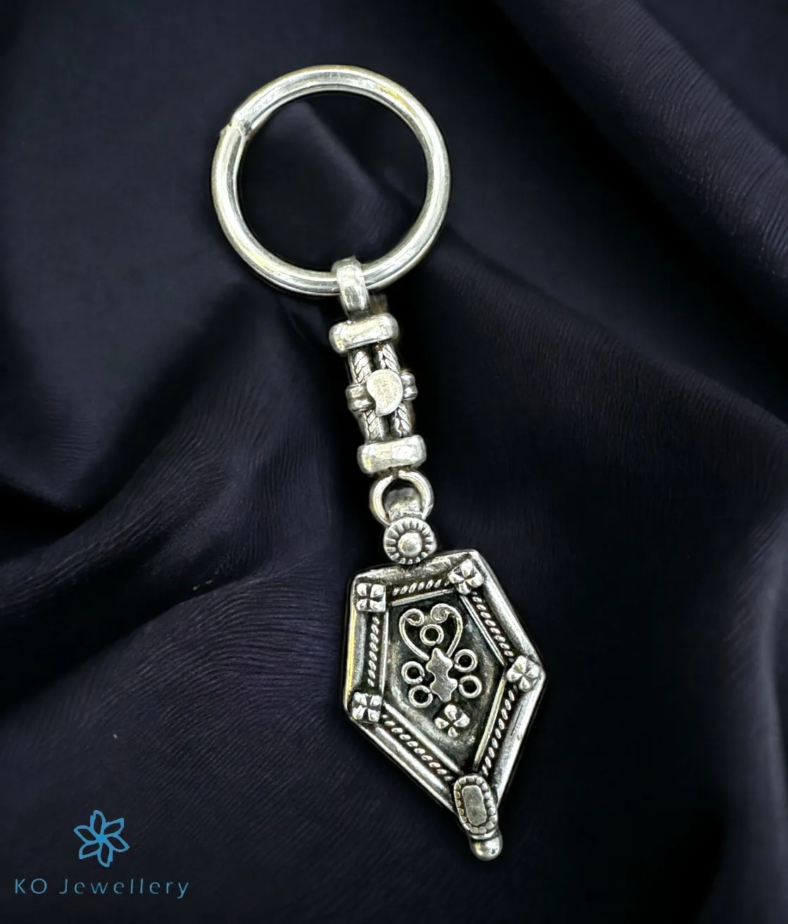 The Mohita Antique Silver Key Chain