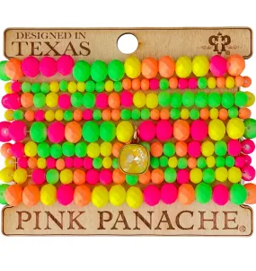 The Pink Panache Bedazzle Summer BRACELET STACK