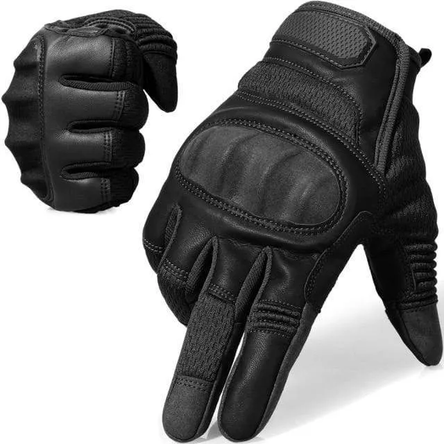 Touchscreen Tactical Gloves PU Leather Full Finger Glove SWAT Airsoft Combat Army Military Paintball Shooting Gear Women Men