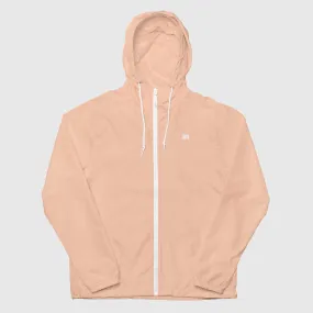 Unisex lightweight zip up windbreaker - Rose Pink