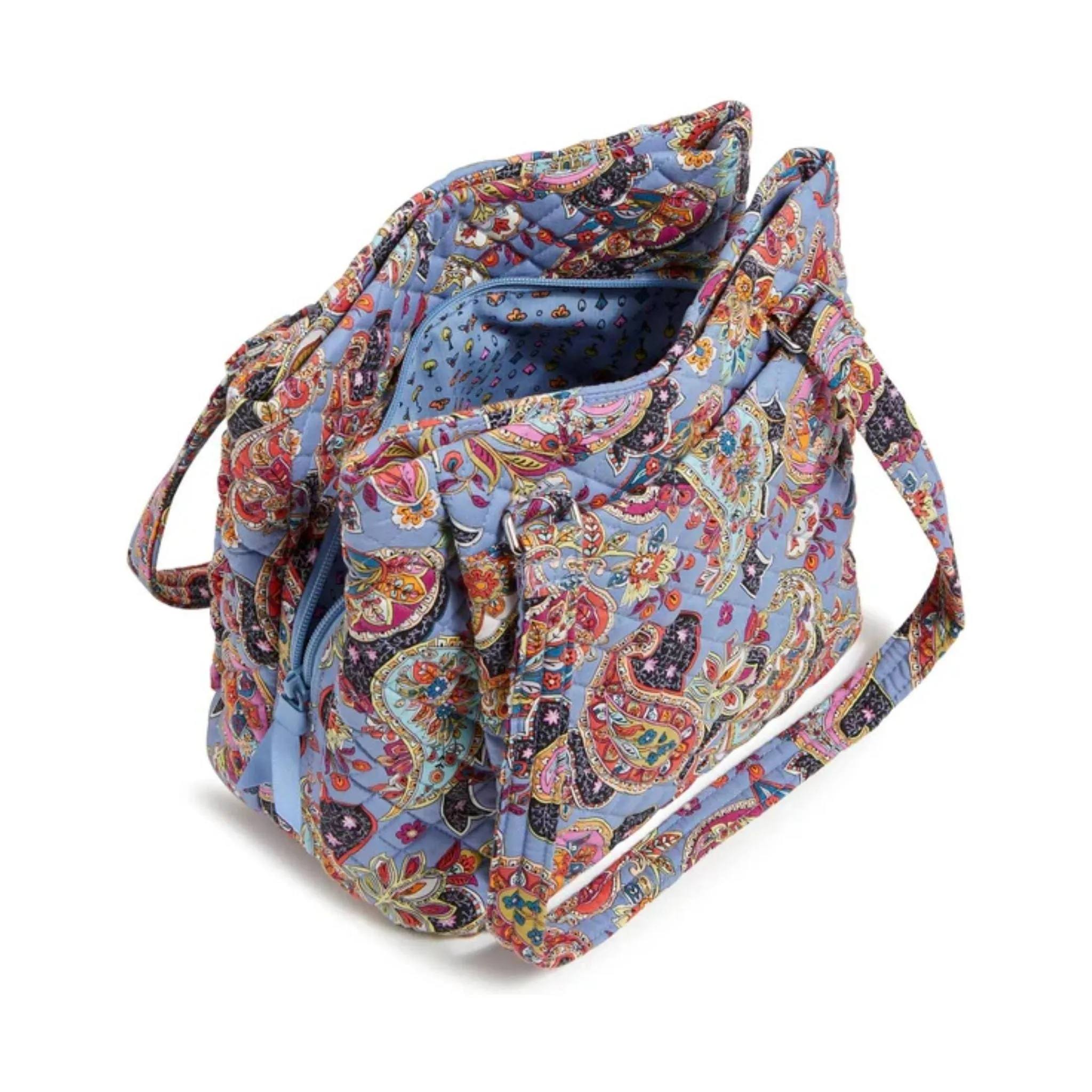 Vera Bradley Multi Compartment Shoulder Bag - Provence Paisley