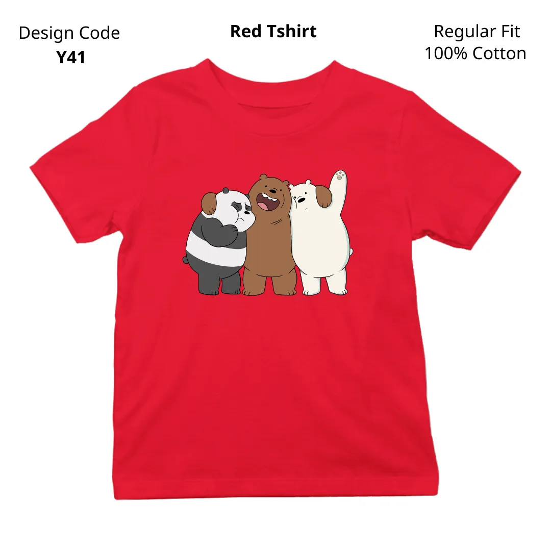 We Bare Bears T-shirt ( Design Y41 )