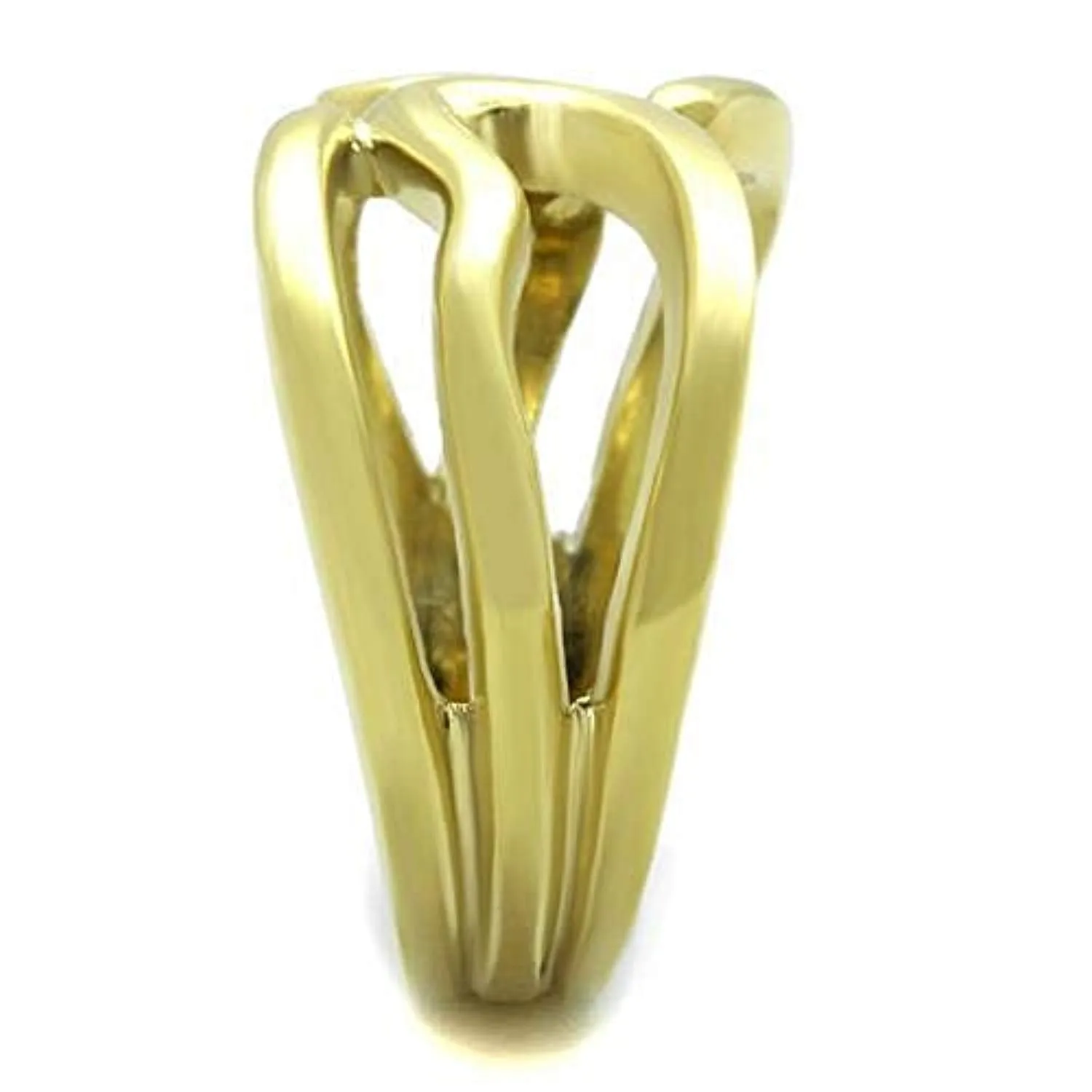 WildKlass Stainless Steel Ring IP Gold Women