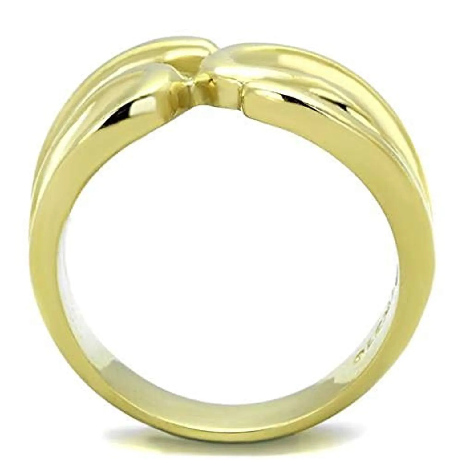 WildKlass Stainless Steel Ring IP Gold Women