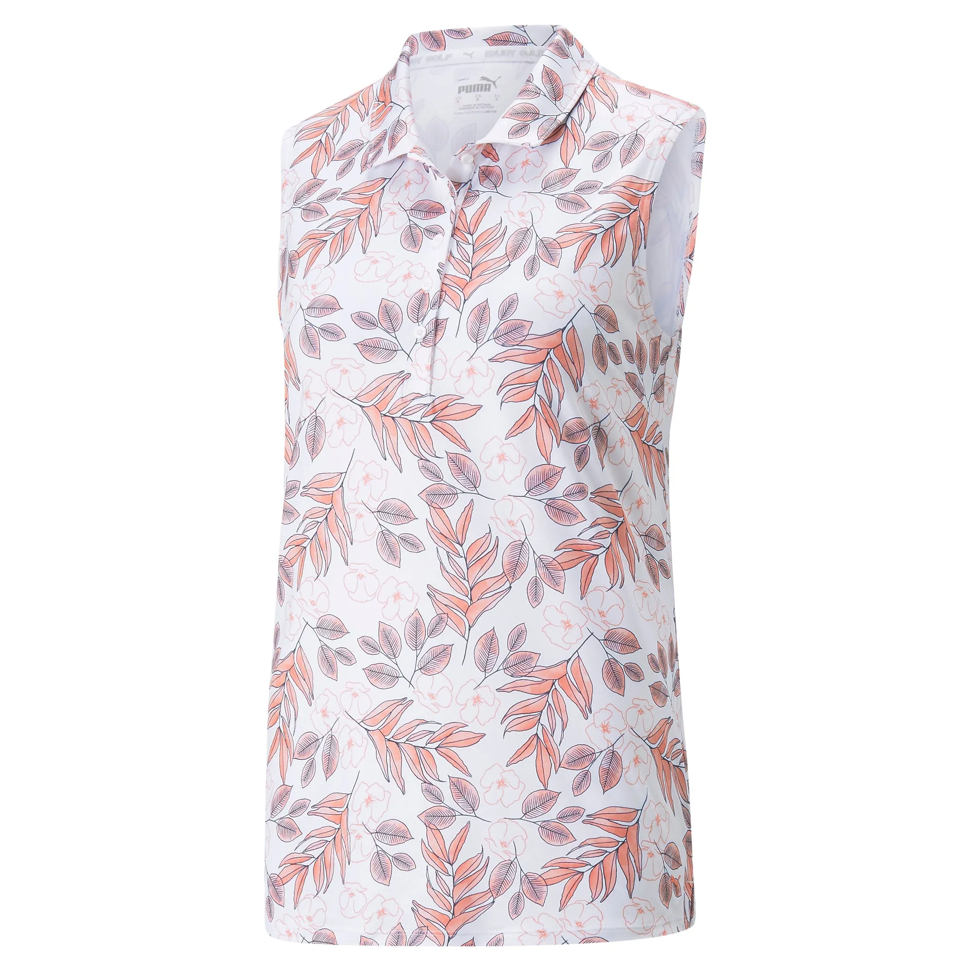 Women's CLOUDSPUN Flora Sleeveless Golf Polo