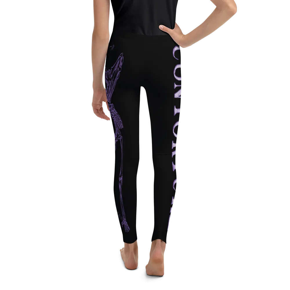 Youth CONTORTURE Leggings: Purple Passion